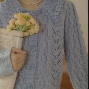 Blue Vintage Style Sweater